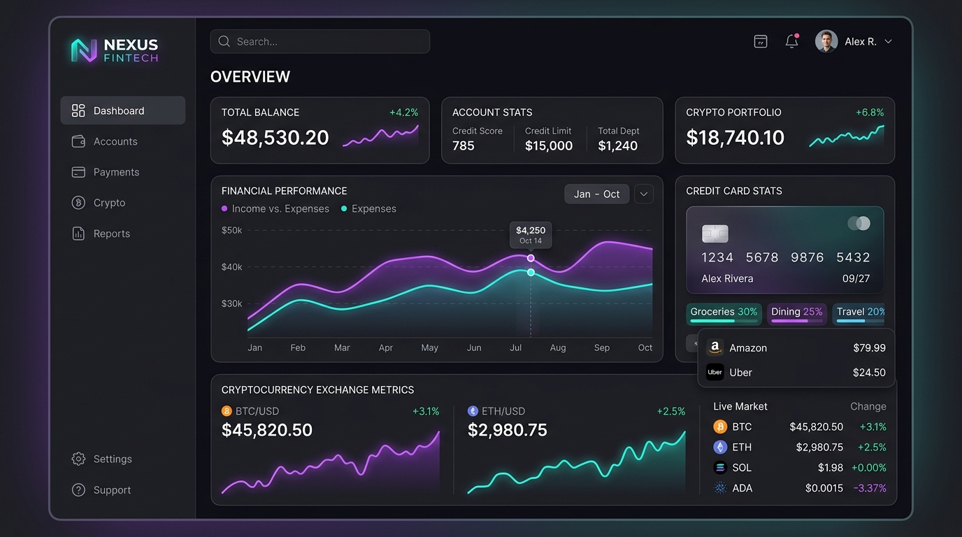Nexus Fintech Dashboard